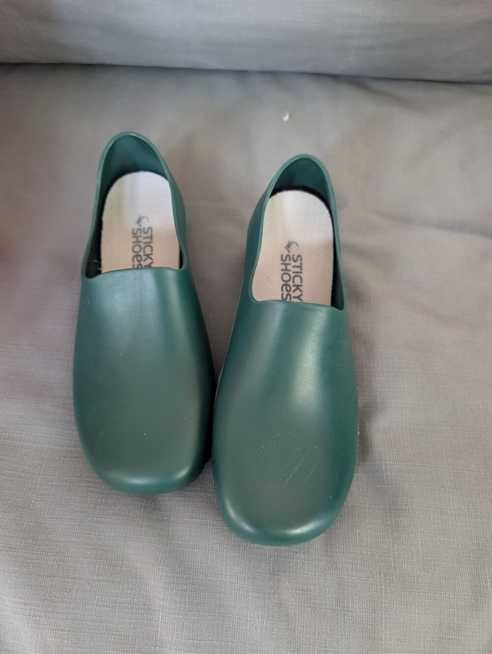 Green Rubber Slip-On Sole